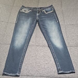 Vigoss Dublin Skinny S3/4 L27 Heritage Fit Women's Blue Jeans